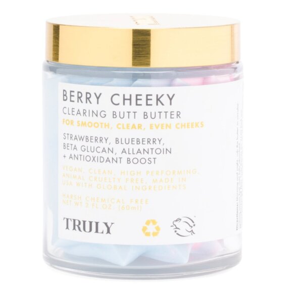 TRULY Multi 2oz Berry Cheeky Clearing Butt Butter - Picture 1 of 2